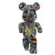 Фигурка Статуэтка Беарбрик Bearbrick Disney x Keiichi Tanaami Mickey Mouse 400% 28 см Разноцветный (28324) - изображение 6
