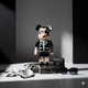 Фигурка Статуэтка медведь Беарбрик Bearbrick Chanel колекционная 28 см Черный (28323) - изображение 7
