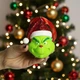 Новогодняя игрушка Гринч с улыбкой — елочное украшение из 3D-печати, стильный новогодний декор, подарок на Новый год 2026 - изображение 2