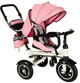 Rowerek trójkołowy Trike Fix V3 Spacerówka 3w1 Obracany 360° Różowy (5903039765870) - obraz 2