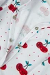 Хлопковый человечек для девочки с открытыми ножками Вишенки 14011501 интерлок 86 см белый (1440021570) - изображение 3