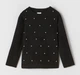 Кофта для девочки Zara 152 размер черная 2878112800 - изображение 1
