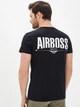 Чоловіча Футболка бавовняна довга Airboss Big boss XL Black (2000000000640_A) - зображення 2