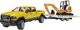 Набір іграшковий Bruder Автомобіль RAM з причепом-лафетою та міні-екскаватором 1:16 2546 (4001702025465) - зображення 2