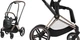 Універсальний візочок 3 в 1 Cybex Priam 4.0 шасі Rosegold (автокрісло Cloud T i-Size) Mirage grey - зображення 15