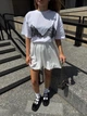 Юбка Баллон Мини Молочная Базовая Однотонная M/L (350077) - изображение 1
