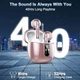 Навушники S05-0766 (Rosegold) бездротові, Bluetooth 5.3, 40г, ENC, IP7, Dual LED-дисплей, TWS - зображення 5