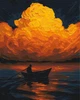 Картина по номерам Тишина горящего заката © Oleg Loburak 40x50 BS54531 - изображение 1