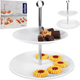 Підставка Orion порцелянова 2-рівнева Біла 25 см (8592381150624) - зображення 9
