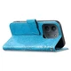Чехол-книжка с рисунком UniCase Butterfly Pattern для Xiaomi Redmi 15C / Poco C85 - Blue - изображение 3