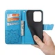 Чехол-книжка с рисунком UniCase Butterfly Pattern для Xiaomi Redmi 15C / Poco C85 - Blue - изображение 5