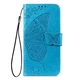 Чехол-книжка с рисунком UniCase Butterfly Pattern для Xiaomi Redmi 15C / Poco C85 - Blue - изображение 6