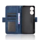 Чехол-книжка с кармашками Deexe Wallet Stand для ZTE Nubia Neo 2 - Blue - изображение 4