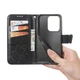 Чехол-книжка с рисунком UniCase Butterfly Pattern для Xiaomi Redmi 15C / Poco C85 - Black - изображение 5