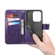 Чехол-книжка с рисунком UniCase Butterfly Pattern для Xiaomi Redmi 15C / Poco C85 - Dark Purple - изображение 5