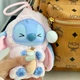 Брелок Labubu Стич 16 см плюшевая игрушка для сумки и рюкзака - изображение 7