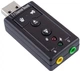 Звукова карта 7.1 USB QTS-007 Black (16160) - зображення 1
