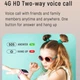 Дитячий наручний смарт годинник K15 з камерою, GPS відстеженням і 4G / WiFi Pink (16422) - зображення 7