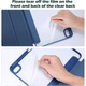 Чехол Clear Acrylic для iPad 11 (2025) / iPad 10 (2022) 10.9" с местом для стилуса Темно-синий - изображение 5