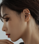 Каф Fashion Jewerly сережка без прокола с цепочкой клипса на ухо моносерьга серебристый цвет 1 шт (SVS) - изображение 3