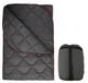 Кемпинговое одеяло с чехлом Steel Grey 150×200 см KT7001004— с кнопками, позволяющими использовать как пончо - изображение 2