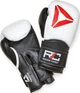Боксерские перчатки Reebok Combat Leather Boxing Gloves черный, белый Мужской 10 унций - изображение 1