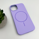 Защитный чехол-накладка Cosmic Silicone Case Magnetic для Apple iPhone 15 Elegant Purple (SilMag15-47) - изображение 3