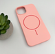 Защитный чехол-накладка Cosmic Silicone Case Magnetic для Apple iPhone 15 Shiny Pink (SilMag15-52) - изображение 3