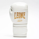 Рукавички боксерські з капою Leone GN059W розмір 14 унцій, біло-золотисті - изображение 3