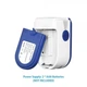 Пульсоксиметр Fingertip LK88 Pulse Oximeter Біло-синій - зображення 5