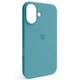 Чехол Fiji Silicone Case для Apple iPhone 16 бампер накладка Soft Touch с микрофиброй Cactus - изображение 1