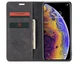 Чохол-книжка CaseMe з нубуку для iPhone XS Чорний - зображення 10