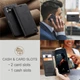 Чехол-книжка CaseMe из нубука для Samsung A07 Чёрный - изображение 6