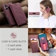Чехол-книжка CaseMe из нубука для Samsung A07 Бордовый - изображение 2