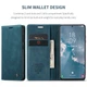 Чехол-книжка CaseMe из нубука для Samsung S23 Бирюзовый - изображение 4