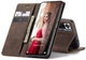 Чехол-книжка CaseMe из нубука для Xiaomi Redmi Note 10 Pro Тёмно-коричневый - изображение 5