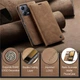 Чехол-книжка CaseMe из нубука для Xiaomi Redmi Note 12 Pro+ Plus 5G Светло-коричневый - изображение 4