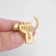 Брошь-значок унисекс BROCHE бижутерия Медицина Ларингоскоп в руке золотистая BRGV113922 - изображение 2