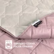 Покрывало Стиль Cube TM IDEIA 140х210 см пудра/св.сірий - изображение 7