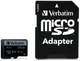 Карта памяти Verbatim Pro microSDXC 128GB UHS-I U3 V30 + SD-адаптер (47044) - изображение 1