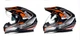 Мотошолом ATV - Enduro - кросовий NAXA - CO3/H/XXL Оранжево-чорній - зображення 2