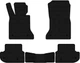 EVA коврики EVAtech в салон авто для 5 Series (F10) Mechanical seats BMW 2010-2013 6 поколения Sedan EU Капля Черная Черный кант (BM31054C5BW8KBB) - изображение 1