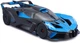 Автомодель Bburago Bugatti Bolide 1:18 Черно-синяя (18-11047 BU) - изображение 6