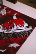Игровой большой коврик для мыши 900x400x4мм на весь стол BLOOD TORA | Геймерская водостойкая поверхность 90 х 40 см толстый коврик для компьютера мышки и клавиатуры Control + Speed 900 х 400 мм Selerity mp03tr Червоний 900 х 400 мм (999715) - изображение 2