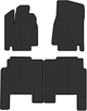 EVA килимки EVAtech в салон авто для Grand Caravan Restyling (with armrest) Dodge 2010-2020 5 покоління Minivan EU Ромб Чорний Чорний кант (DE43254PC4LA2RBB) - зображення 1