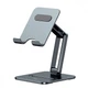 Подставка для планшета Baseus Desktop Biaxial Foldable Metal Stand (FOR TABLETS) gray - изображение 1