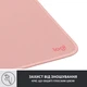 Коврик для мышки Logitech Mouse Pad Studio Series Darker Rose (956-000050) - изображение 5