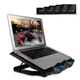 Подставка для ноутбука IceCoorel 10-15, 1125mm 1400 RPM + 470mm 2500 RPM, 2USB, 365x297x30mm, Blue (K5Bl) - изображение 6