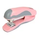 Степлер Buromax пластиковый PASTEL, 20 листов, (скобы 24, 26), 111 х 62 х 32 мм, розовый (BM.4215-10) - изображение 1