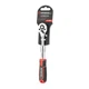 Рукоятка с храповым механизмом телескопическая, 72 зуба 1/4", Cr-V STORM INTERTOOL ET-8004 - изображение 5
